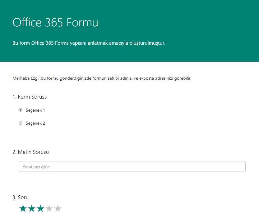 Microsoft Forms